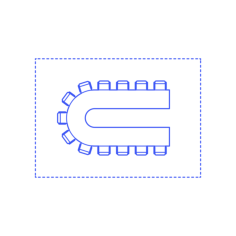 Layouts Meeting Conference Rooms U Shape Round Medium Outline Svg Vector, Free Vectors File